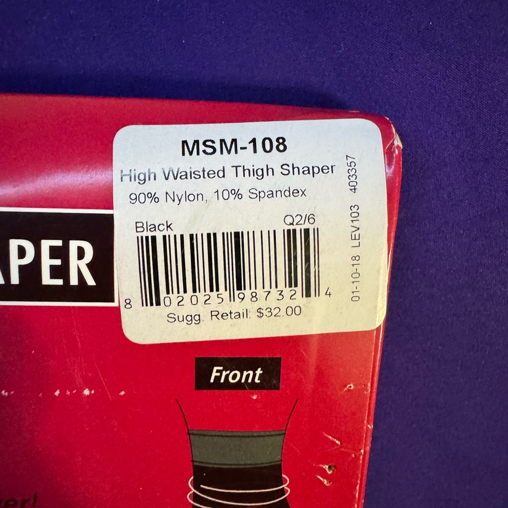 SlimMe by High-Waisted Thigh Shaper - Black - Picture 4 of 5